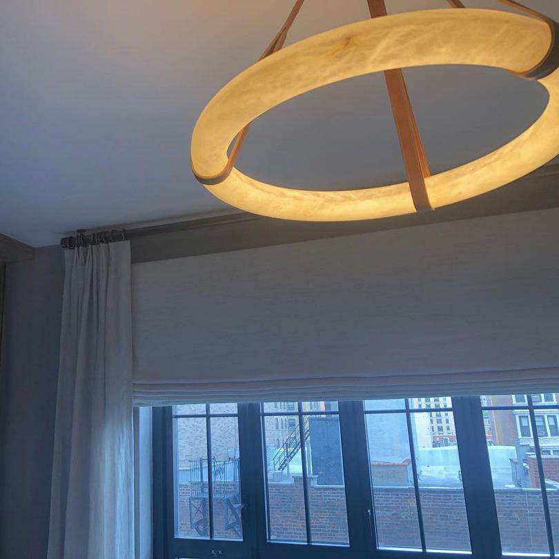 Halo Alabaster Pendant Alabaster Chandelier
