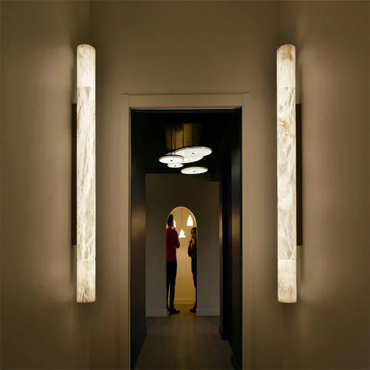 Venus Modern Linear Alabaster Wall Sconce 3"4.7"