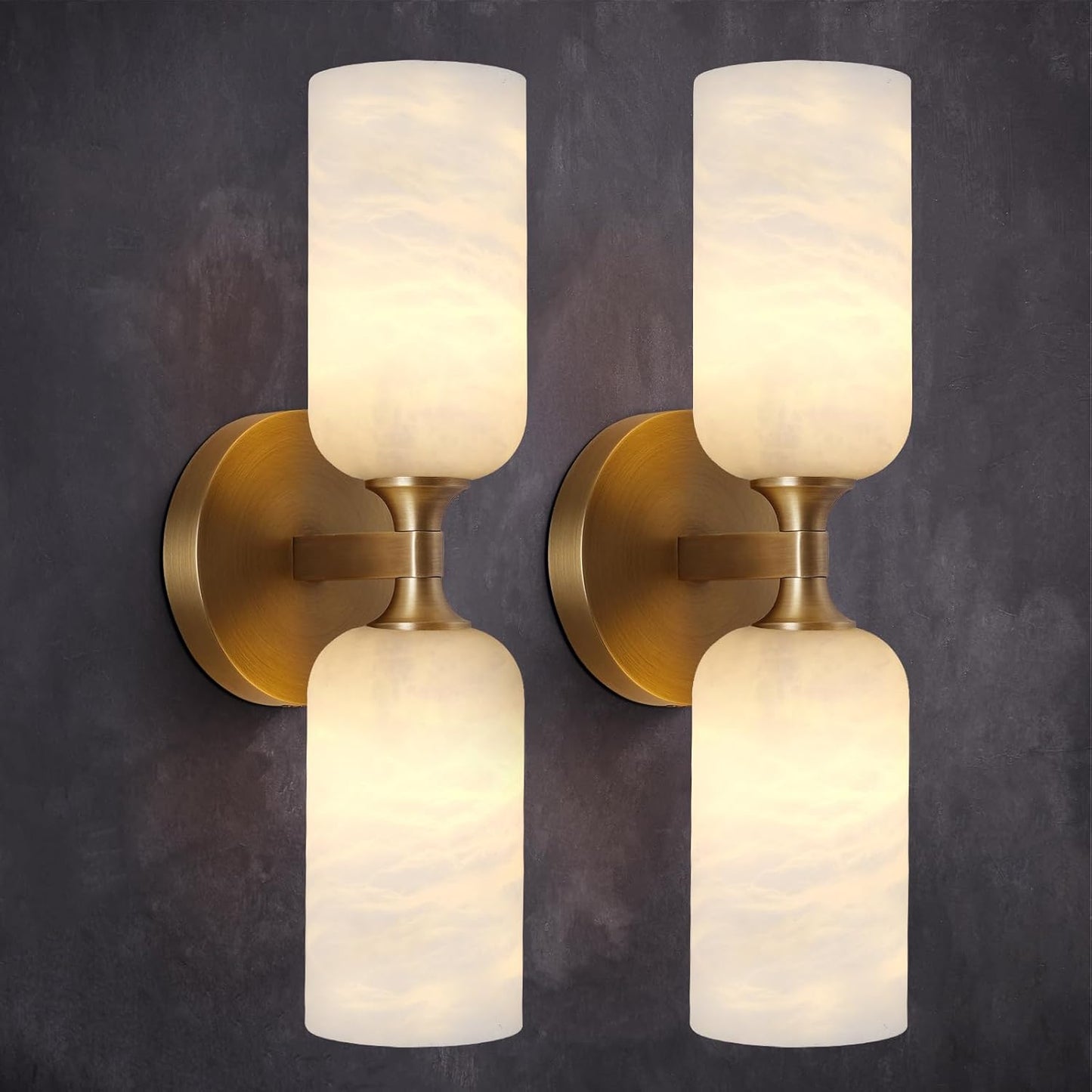 Monty Alabaster Linear Wall Sconce