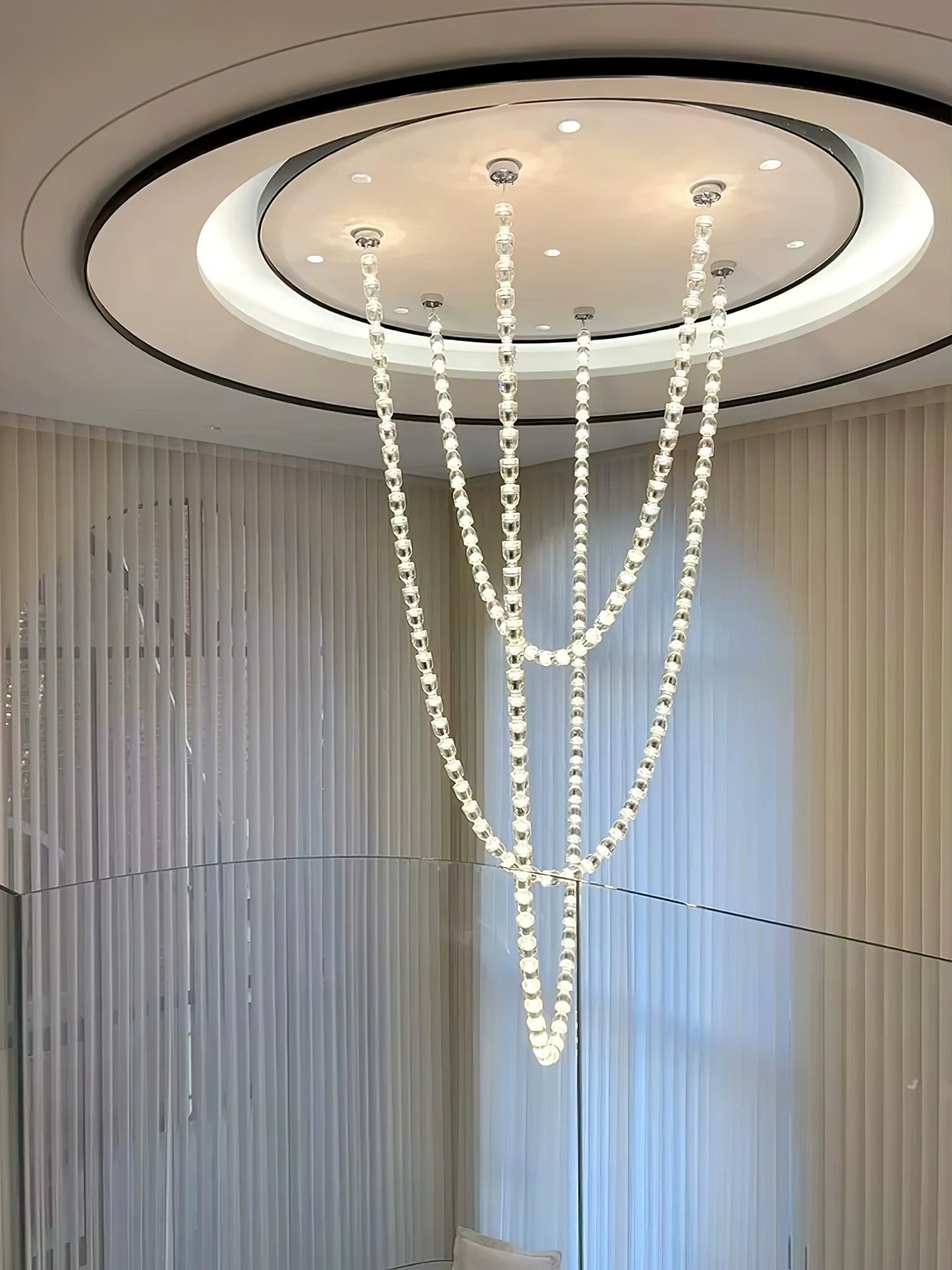 Gabriel Chrome Crystal Chandelier
