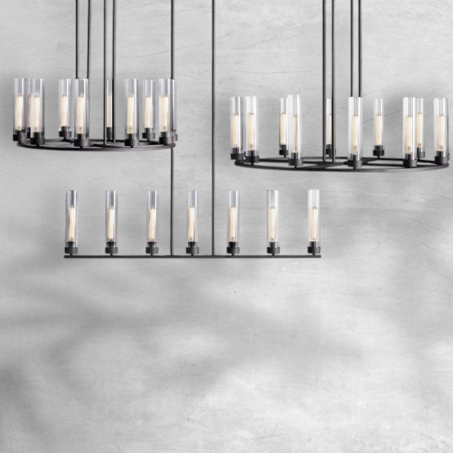 Andreas Linear Chandelier 5/7/8 Light