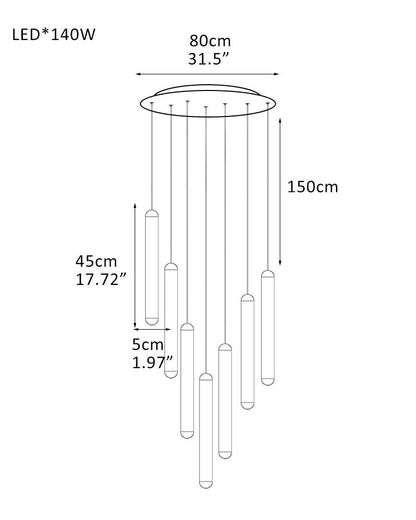 Cadiz LED Wide 2" Aged Brass/Black Indoor Mini Ceiling Pendant Lighting
