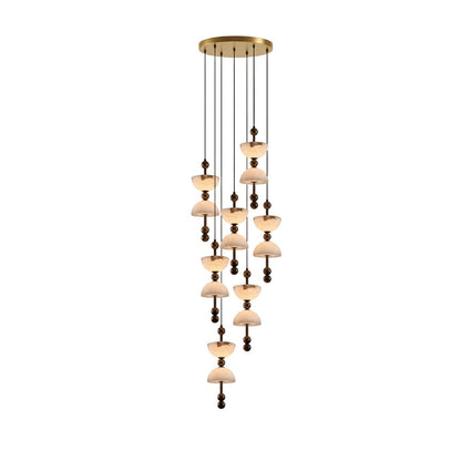 Duo Alabaster Pendant Lamp