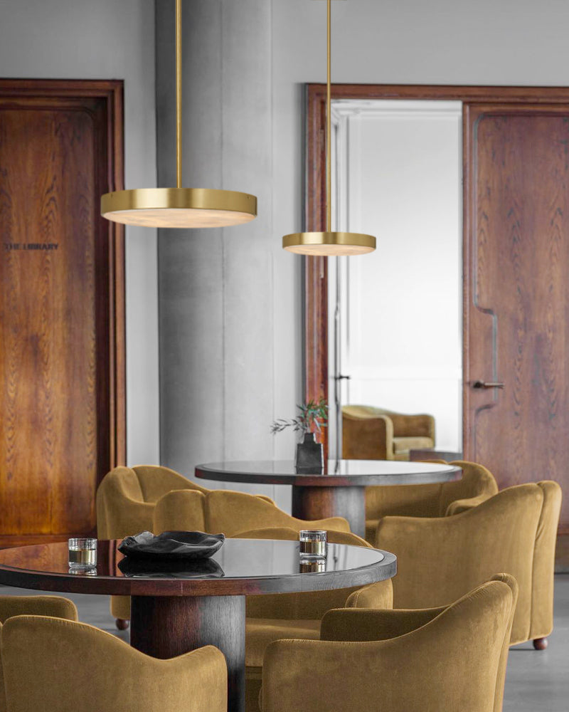 Unique Lustre Solid Marble Dome Ceiling Anvers Pendant Light Fixtures for Living room