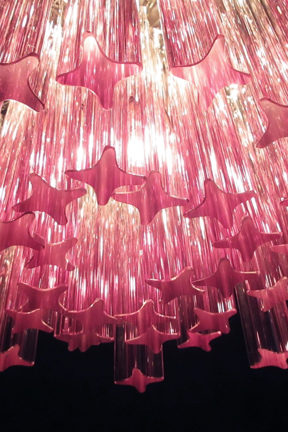 Amethyst Art Glass Prism Chandelier - view 13 | morylighting