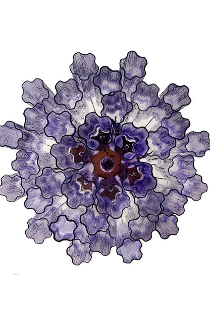 Amethyst Art Glass Pendant Chandelier - view 11 | morylighting