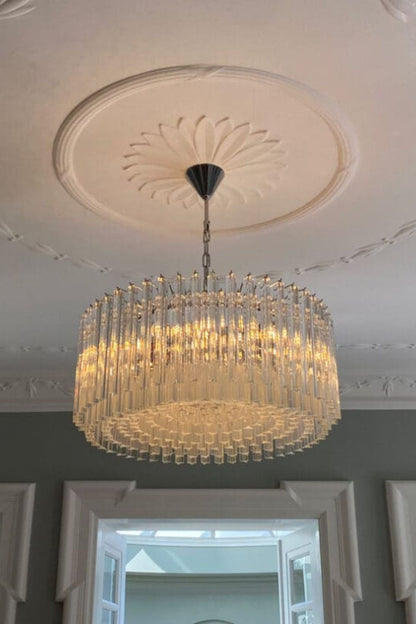 Art Transparent Prism Triedri Chandelier - view 4 | morylighting