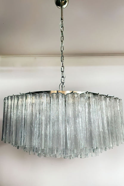 Handcrafted Art Crystal Tube Ceiling Light - view 8 | morylighting