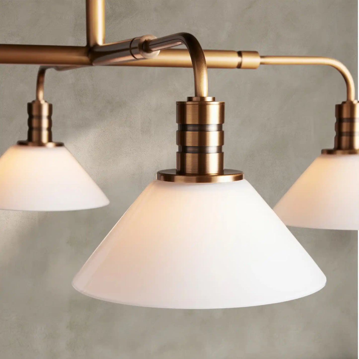 Theron Glass Round Chandelier 30'' 52''