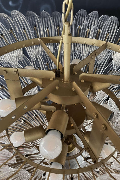 Italian Art Three-Tiered Palmette Chandelier - view 13 | morylighting