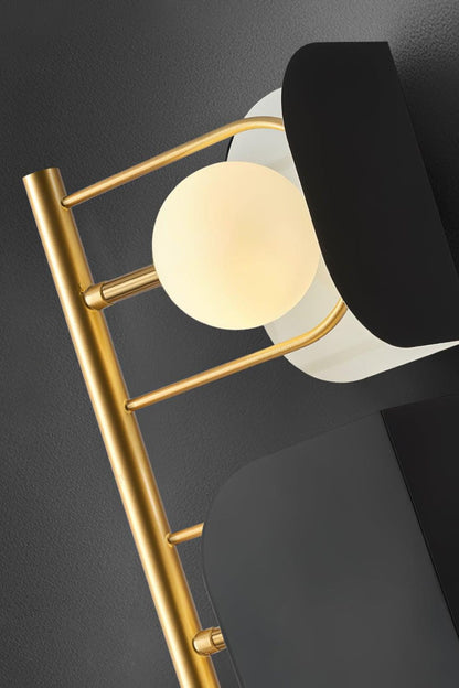 Leagan Stacked Panel Modern Floor Light - view 16 | morylighting