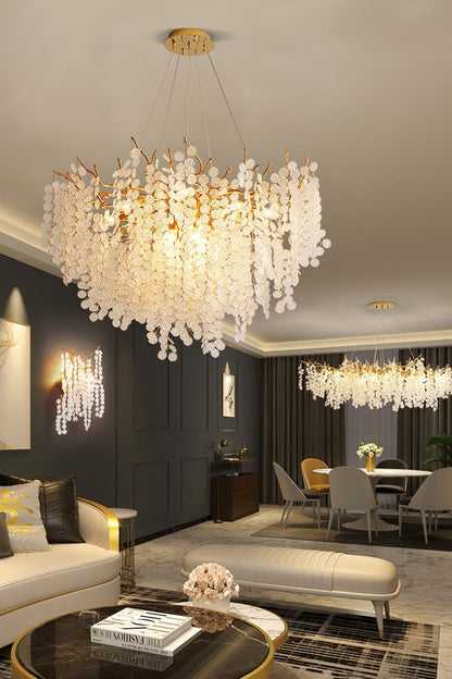 Shiro Noda Crystal Chandeliers - morylighting