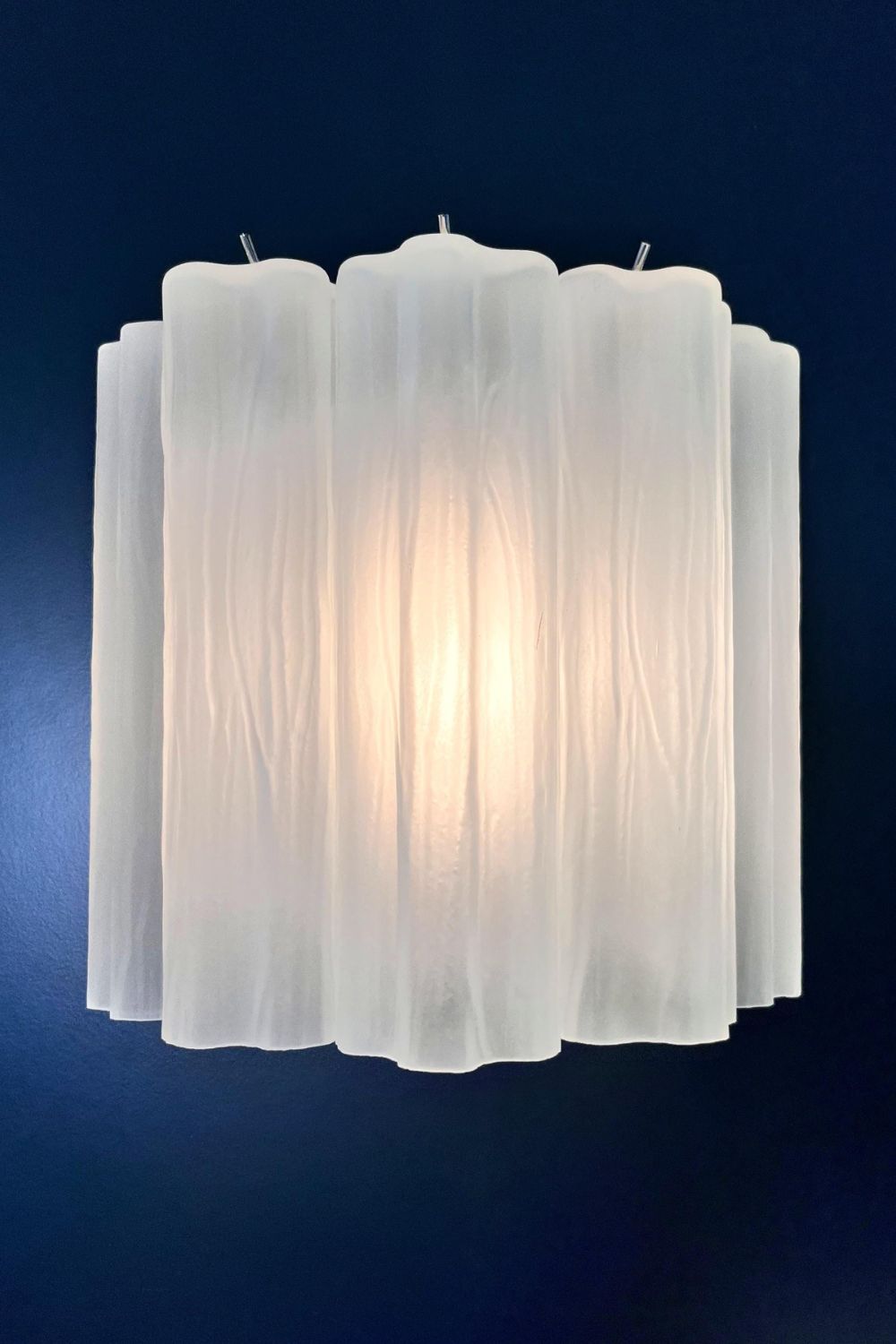 Frosted white Art glass tube wall Lamp - view 6 | morylighting