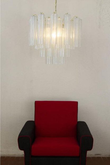 1990s Vintage Italian Opaline Glass Pendant Light - view 2 | morylighting
