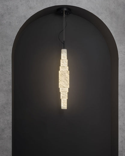 White Alabaster Cluster Pendant Lamp 3-lights for kitchen Island