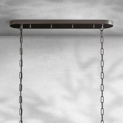 Glacien Oval Chandelier 54"W/65"W