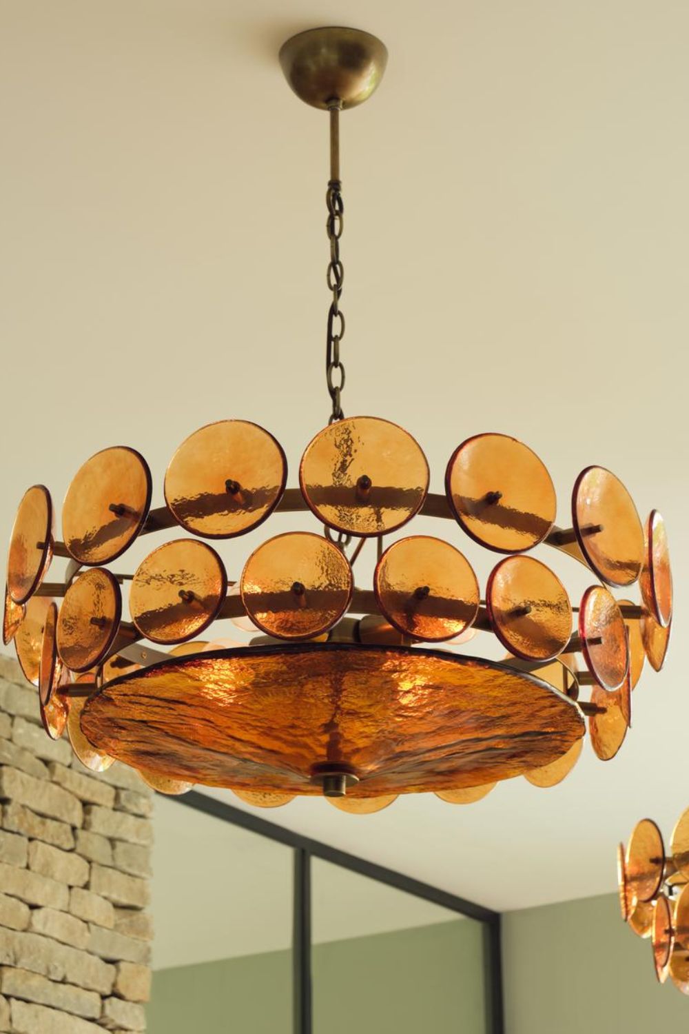 Italian Art glass Lorenzo chandelier - view 8 | morylighting