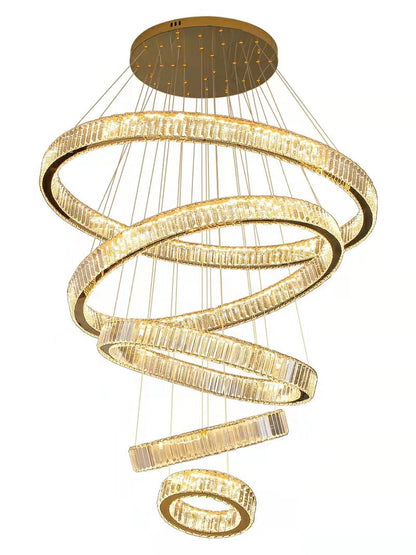 Morylighting Radiant Aura Round LED Chandelier - Background Shot