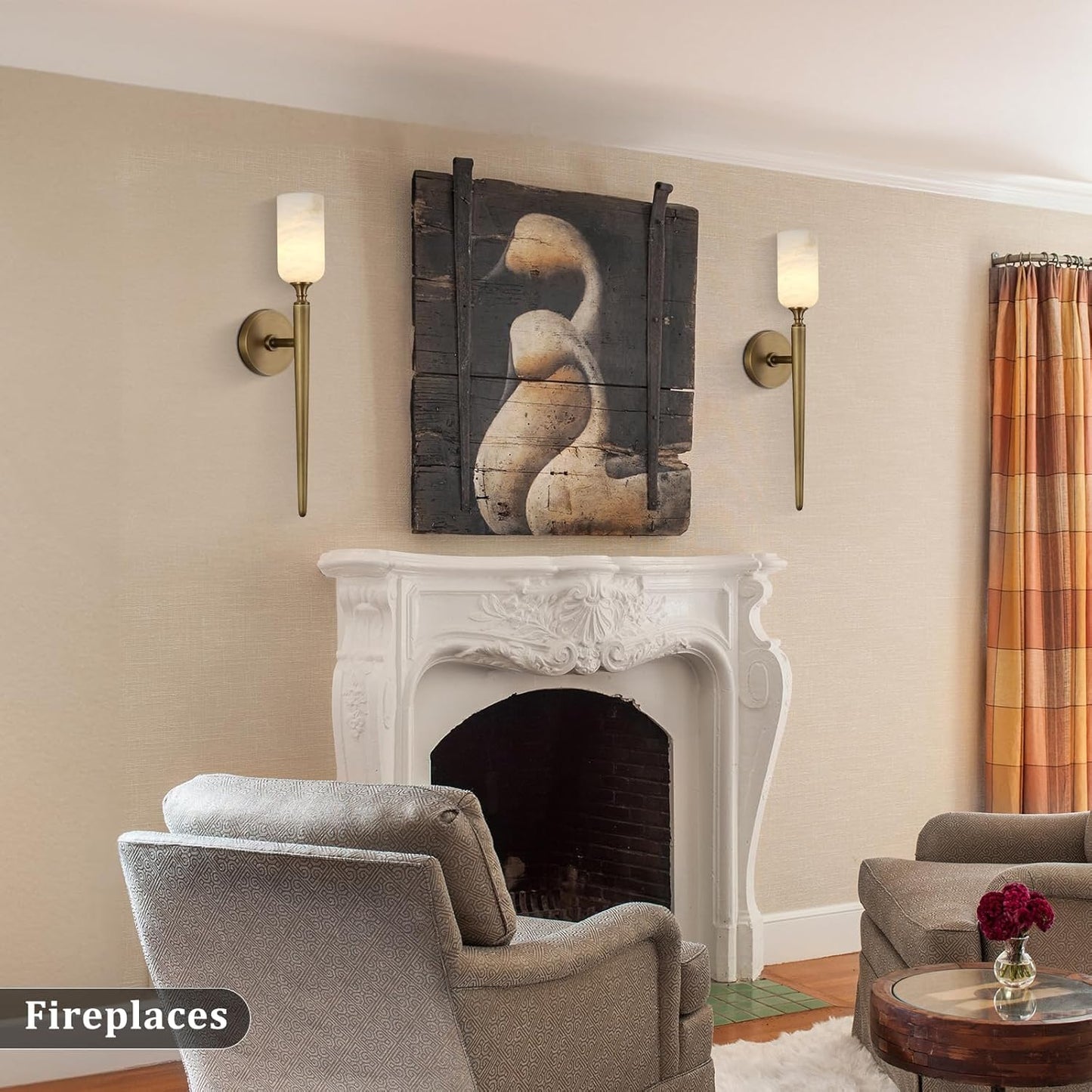 Monty Alabaster Wall Sconces