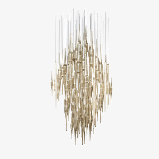 Vitara Meteor Shower Crystal Spiral Chandelier