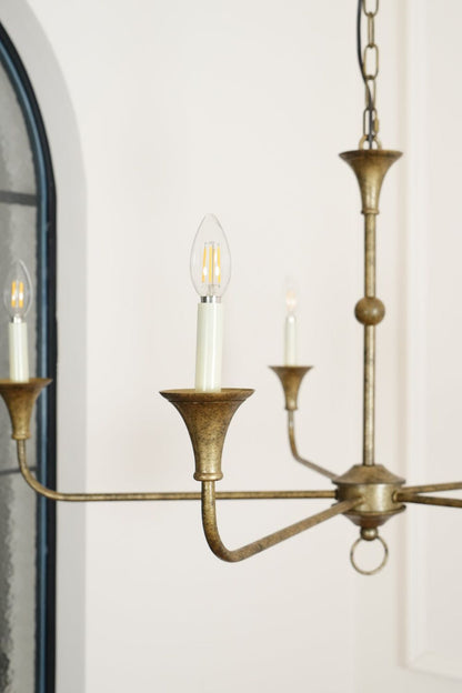 Rustic Vintage Cecil Chandelier - view 8 | morylighting