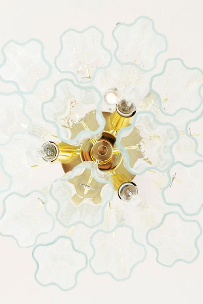 Tronchi Italy clear Art Glass Chandelier - view 9 | morylighting