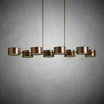 Daphne Metal Linear Chandelier 62''72''