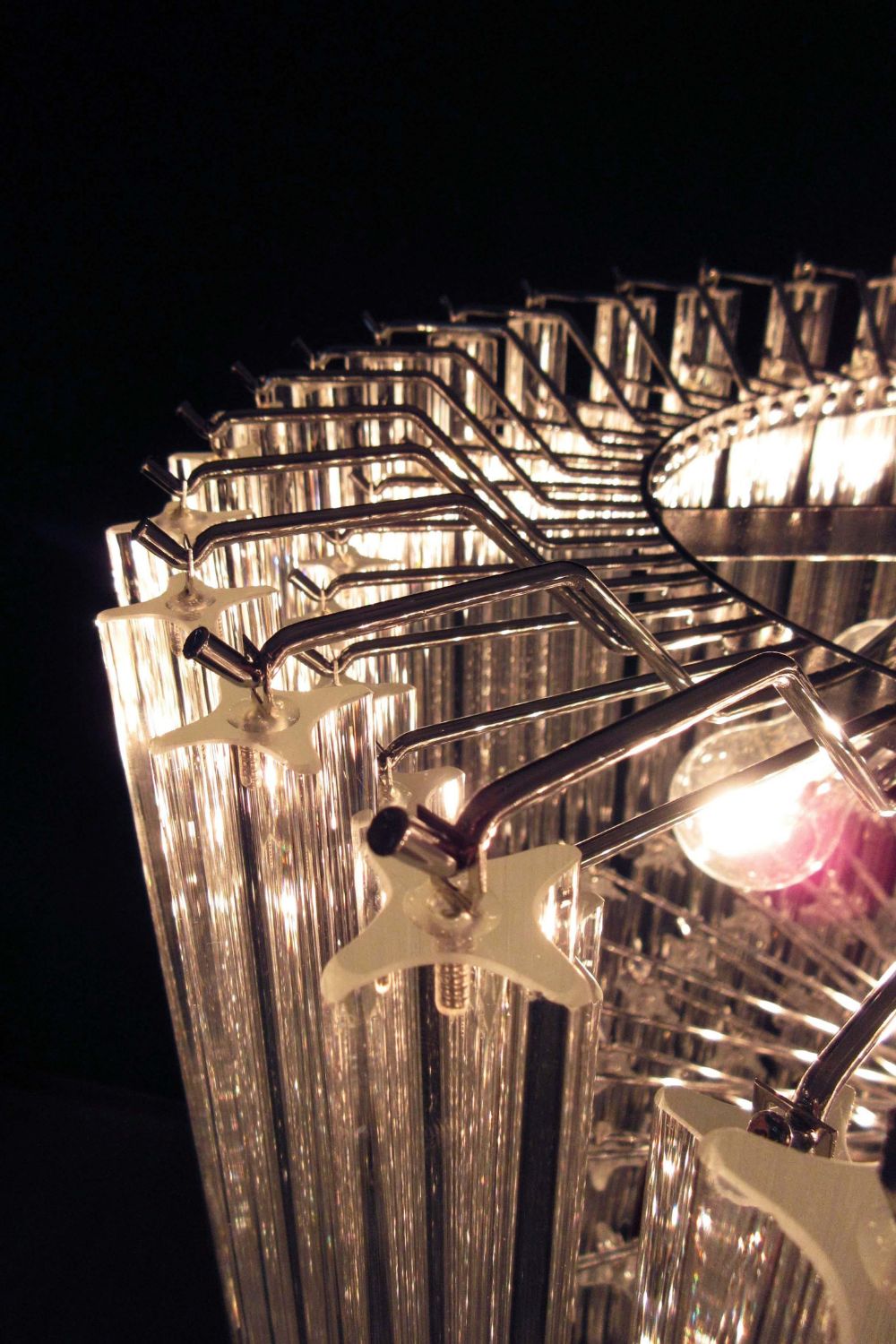 Contemporary Art Quadriedri Prism Chandelier - view 12 | morylighting