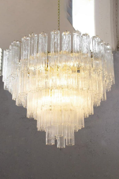 1990s Tronchi Art Glass Cascade Chandelier - view 5 | morylighting
