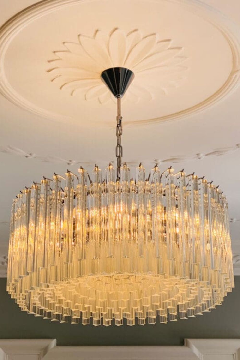 Art Transparent Prism Triedri Chandelier - view 10 | morylighting