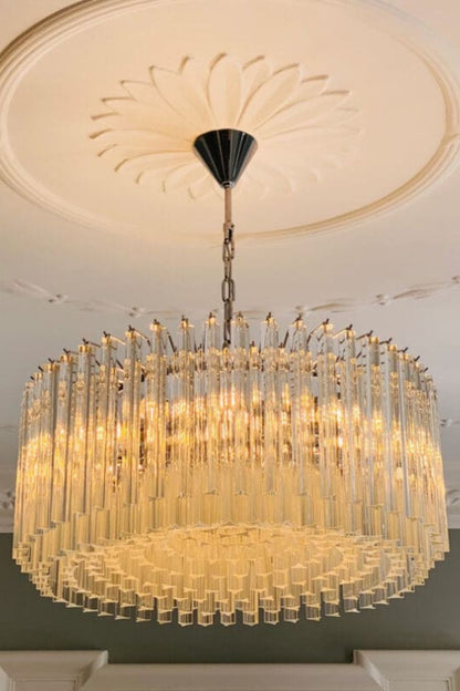 Art Transparent Prism Triedri Chandelier - view 10 | morylighting