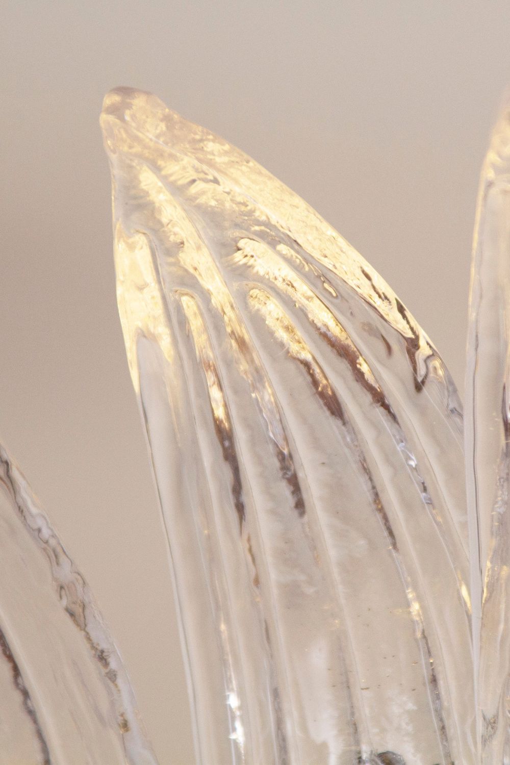 Italian Art Glass Palm Leaf Chandelier - view 12 | morylighting