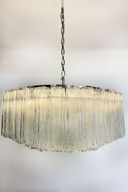 Handcrafted Art Crystal Tube Ceiling Light - view 6 | morylighting