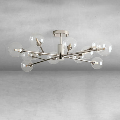 Apollo Moder Glass Ball Flushmount 20''36''47''