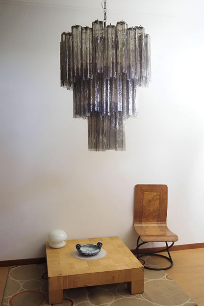 Smoked three-tier Art chandelier - view 6 | morylighting