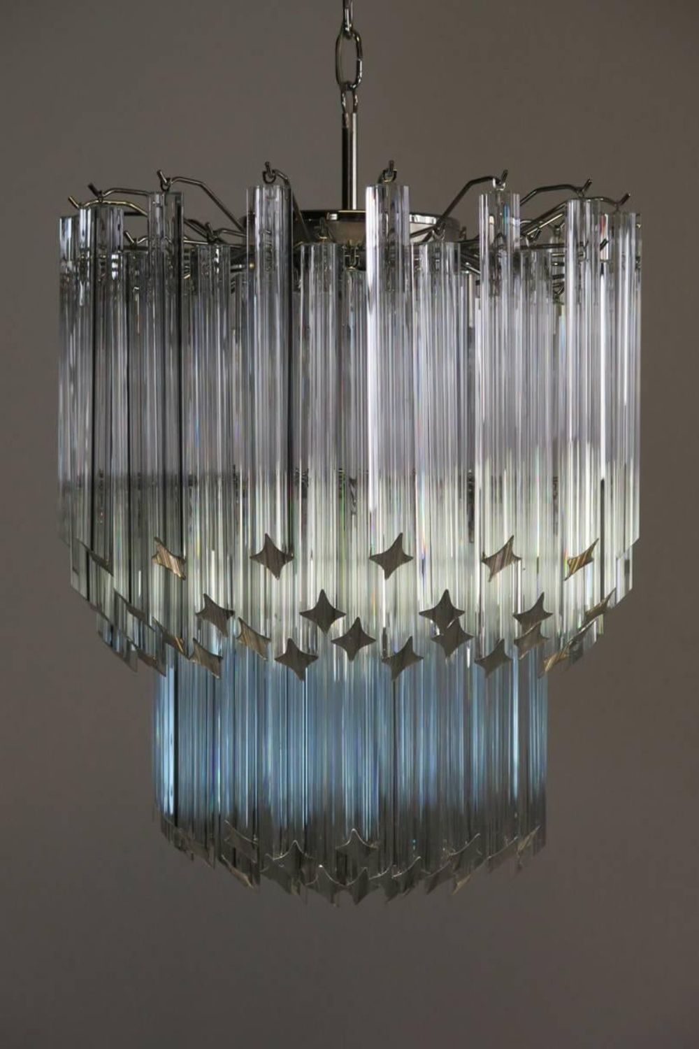 Venini Style Art Quadriedri Chandelier - view 11 | morylighting