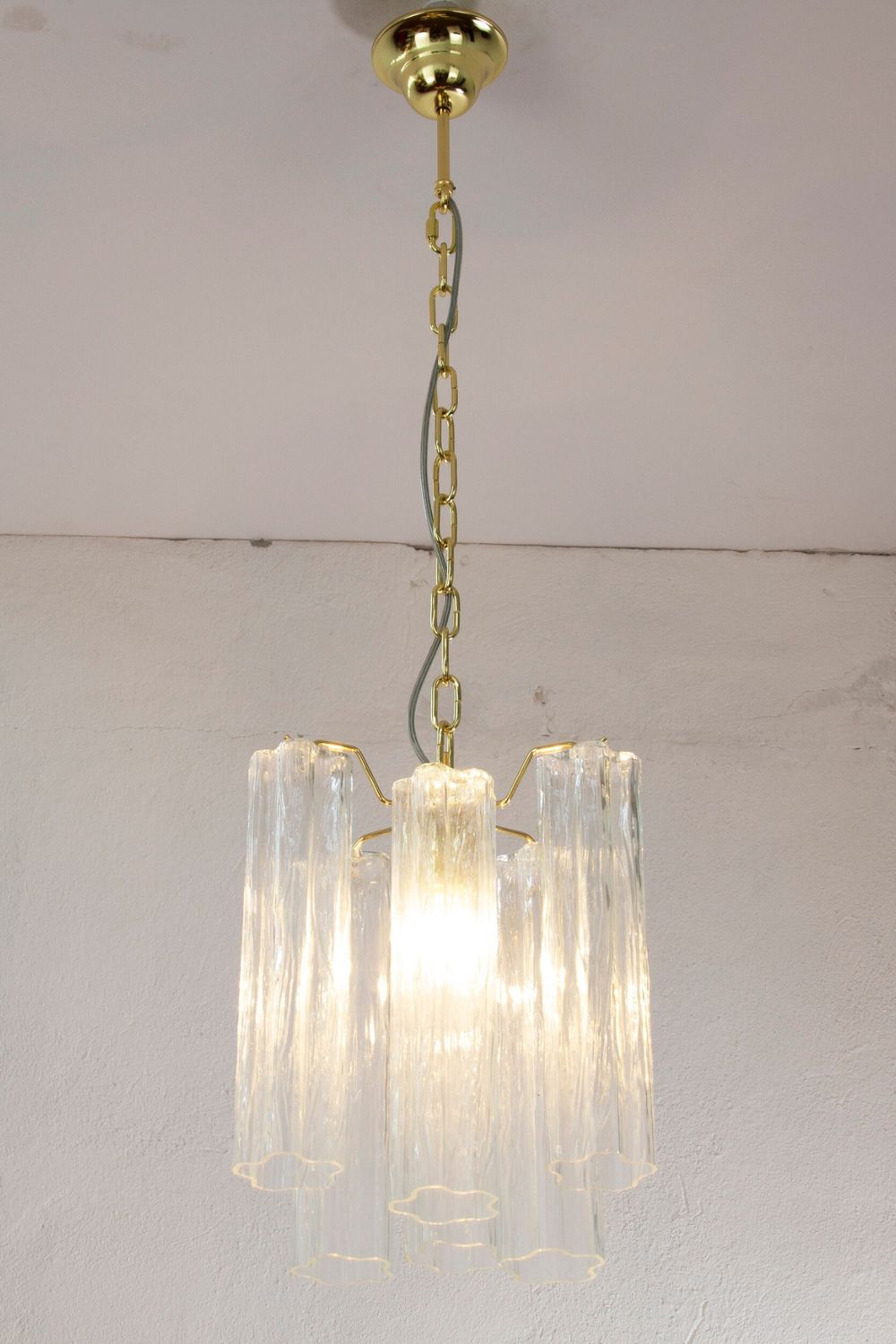 Clear Glass Tronchi Suspension Lamp - view 6 | morylighting