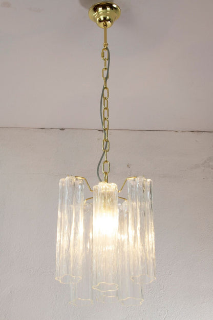 Clear Glass Tronchi Suspension Lamp - view 6 | morylighting