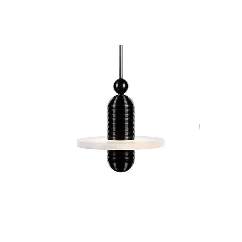 Morylighting Alabaster Luminous Sphere Pendant Light - Background Shot