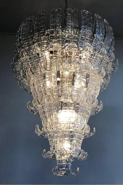 Grand Art Felci Leaf Glass Chandelier - view 8 | morylighting