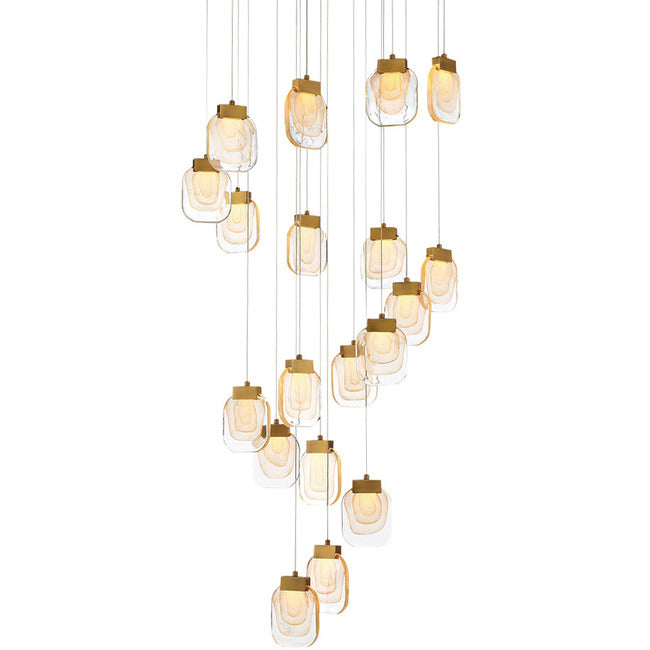 Solara Glass Chandelier