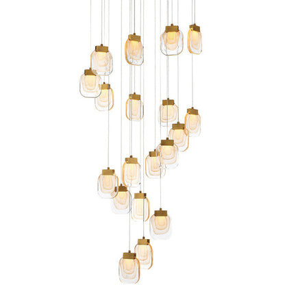 Solara Glass Chandelier