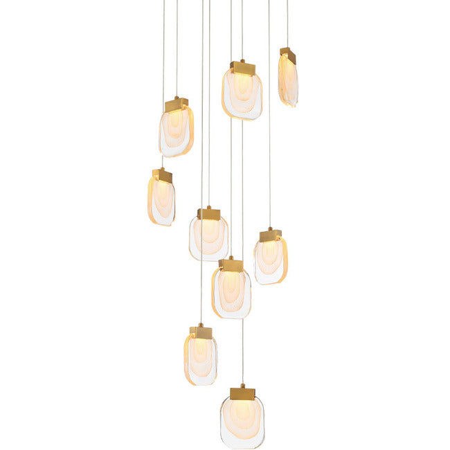 Solara Glass Chandelier
