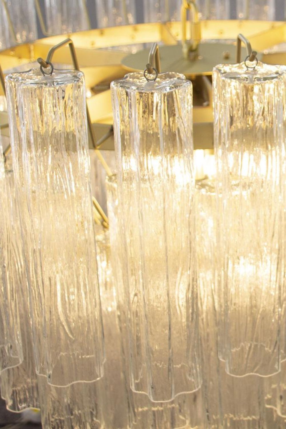 1990s Tronchi Art Glass Cascade Chandelier - view 8 | morylighting