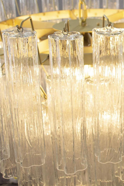 1990s Tronchi Art Glass Cascade Chandelier - view 8 | morylighting
