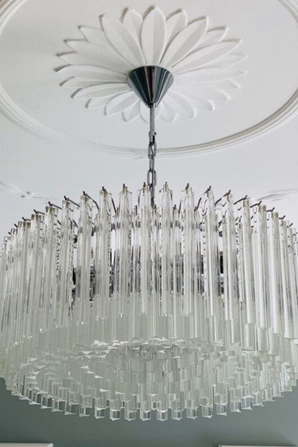 Art Transparent Prism Triedri Chandelier - view 12 | morylighting