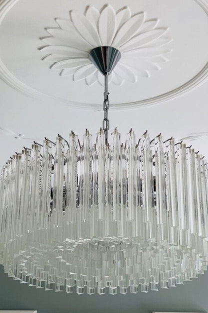 Art Transparent Prism Triedri Chandelier - view 12 | morylighting