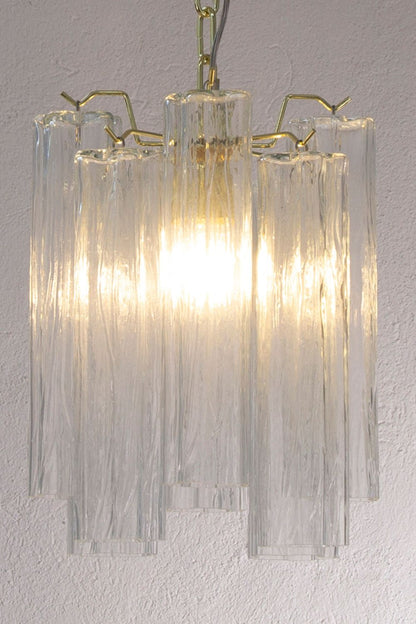 Vintage Art Glass Tronchi Pendant Light - view 4 | morylighting