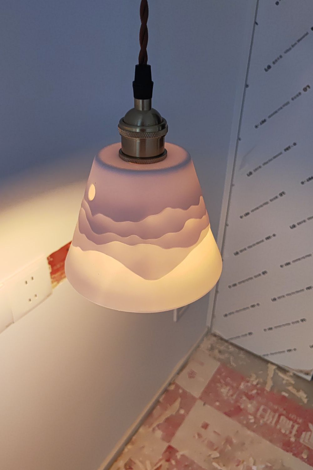 Mountains Shadow Ceramic Pendant Lamp - morylighting