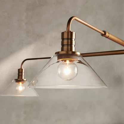 Theron Glass Round Chandelier 30'' 52''